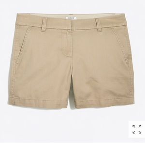 J. Crew chino shorts size 10 💜